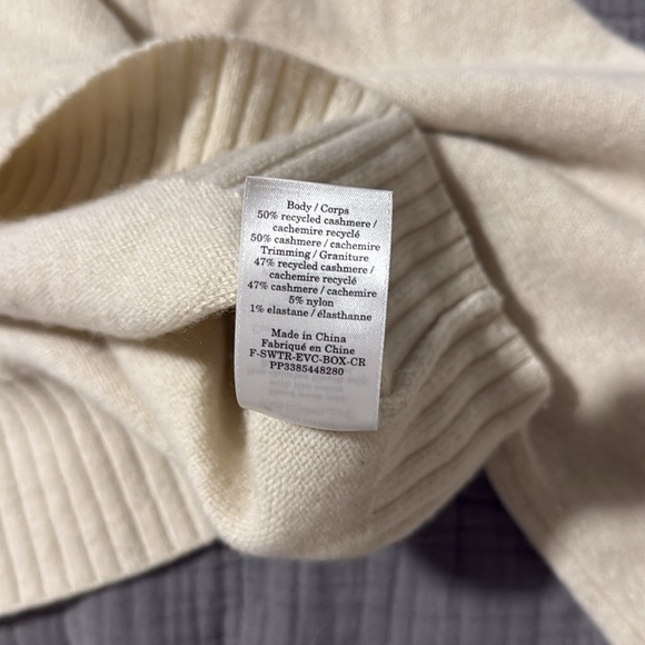 Everlane boxy cashmere sweater cream - Picture 8 of 8